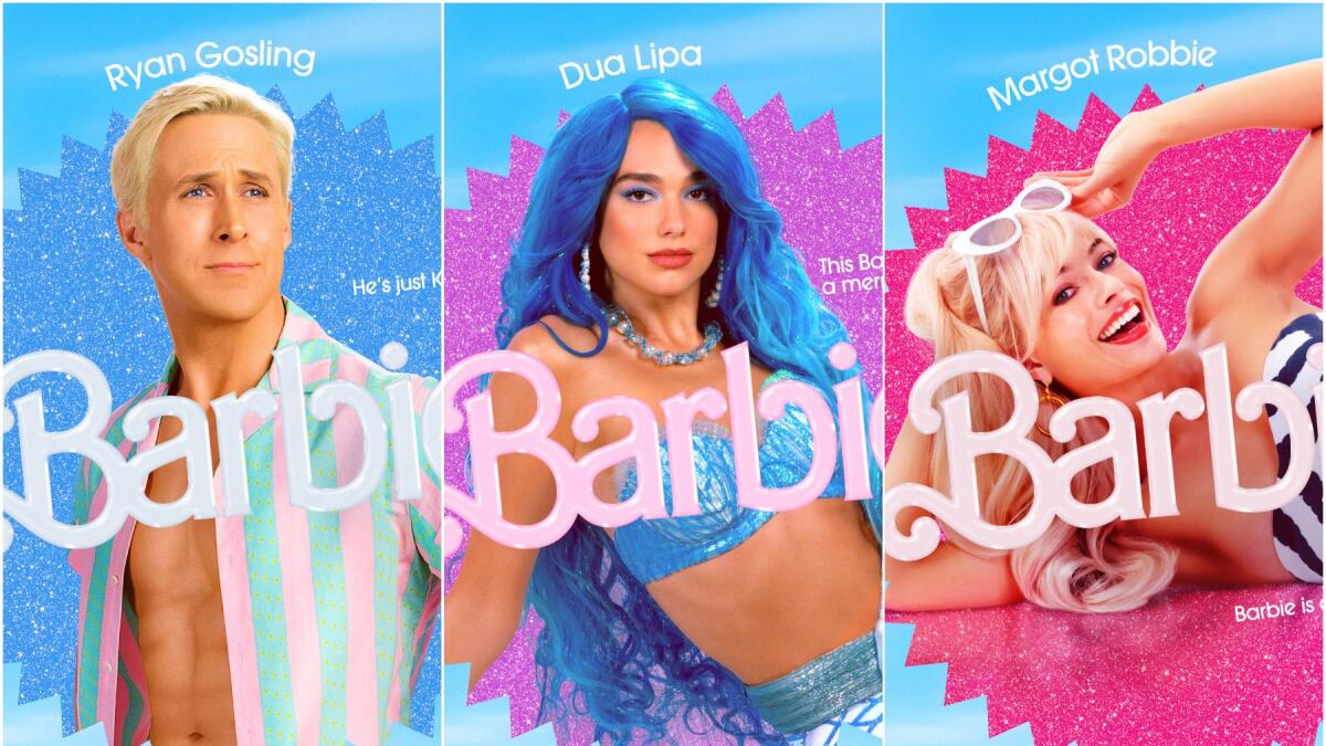 Barbie”: posters de la pelicula con Margot Robbie y Ryan Gosling, Dua Lipa, FOTOS, SALTAR-INTRO