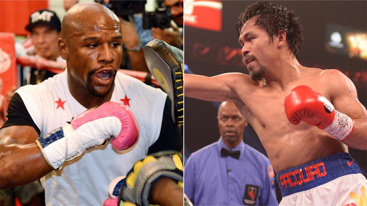Floyd Mayweather Jr's father is confident his son would easily prevail over Manny Pacquiao if the two were to ever meet in the ring.