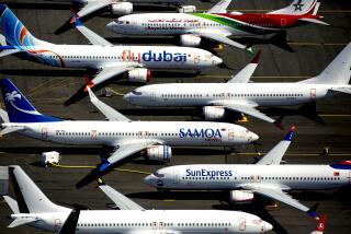 RENTON, WA - AUGUST 13: Boeing 737 MAX airplanes are seen parked on Boeing property near Boeing Field on August 13, 2019 in Seattle, Washington. (Photo by David Ryder/Getty Images) ** OUTS - ELSENT, FPG, CM - OUTS * NM, PH, VA if sourced by CT, LA or MoD **