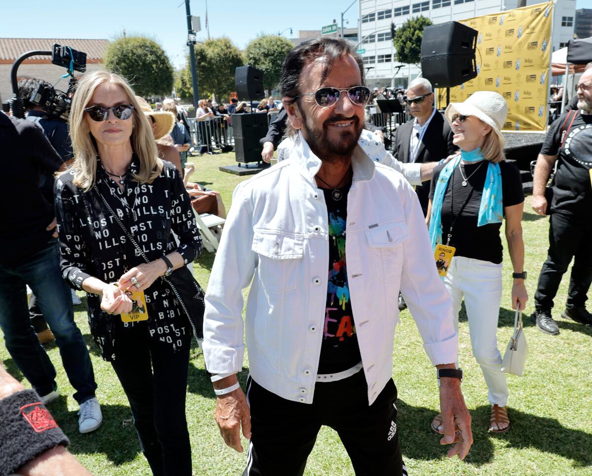 Barbara Bach and Ringo Starr