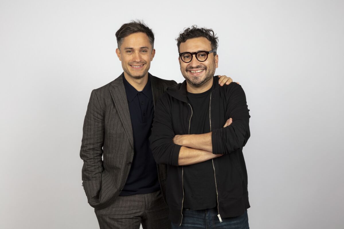 Actor Gael Garcia Bernal and director Alonso Ruizpalacios from "Museo."