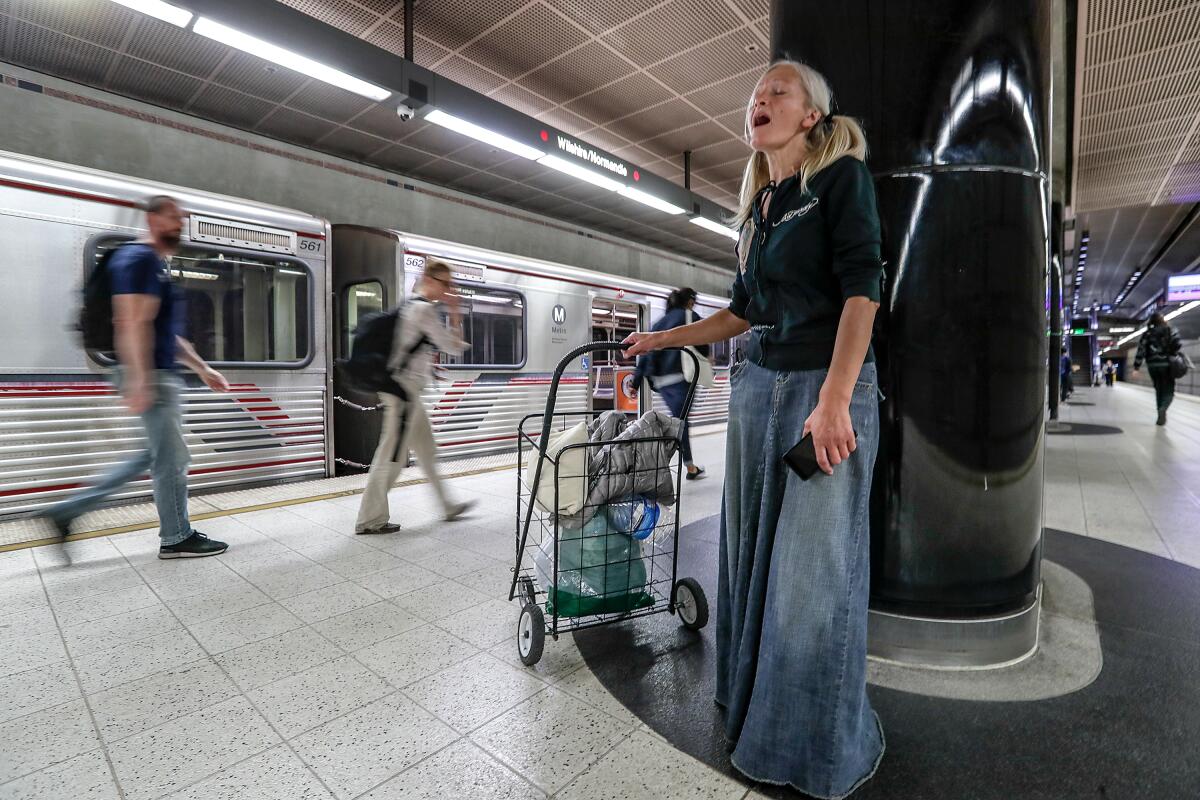 Subway singer