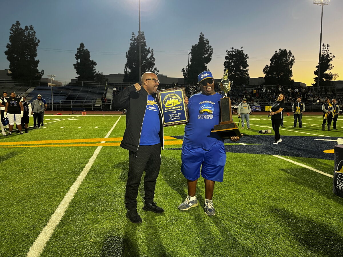 Crenshaw football's turnaround could finish with state title Los