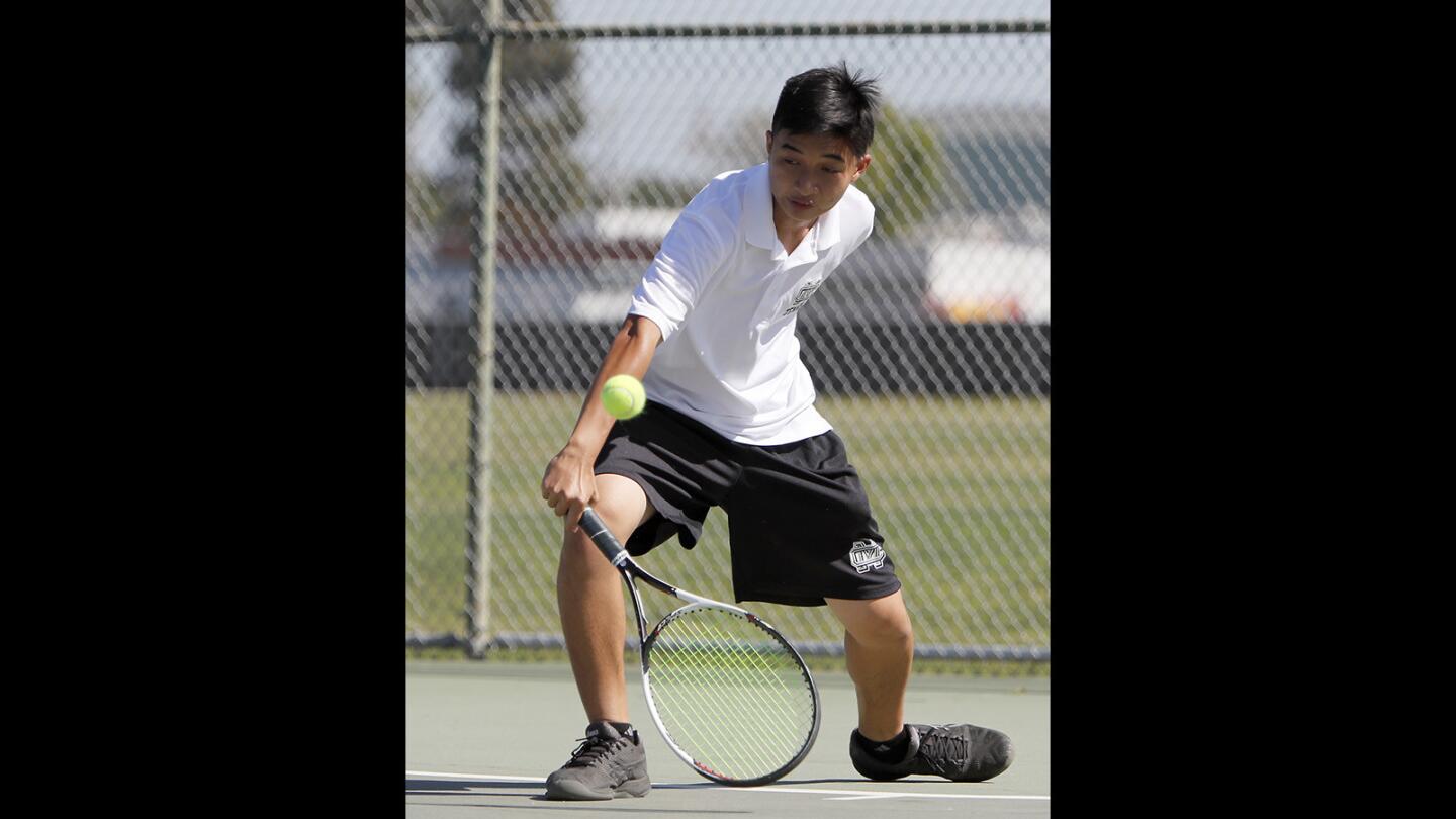 Photo Gallery: Costa Mesa vs. Santa Ana in boys’ tennis