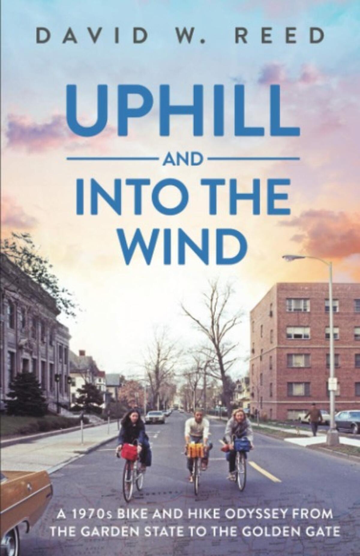 The cover of "Uphill and Into the Wind"