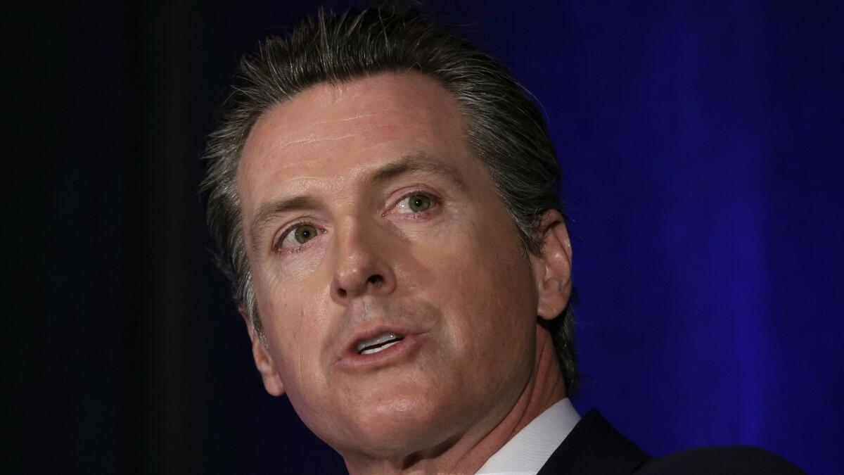 Democratic Lt. Gov. Gavin Newsom is the presumed front-runner in the race for California governor, but the primary contest is far from settled.
