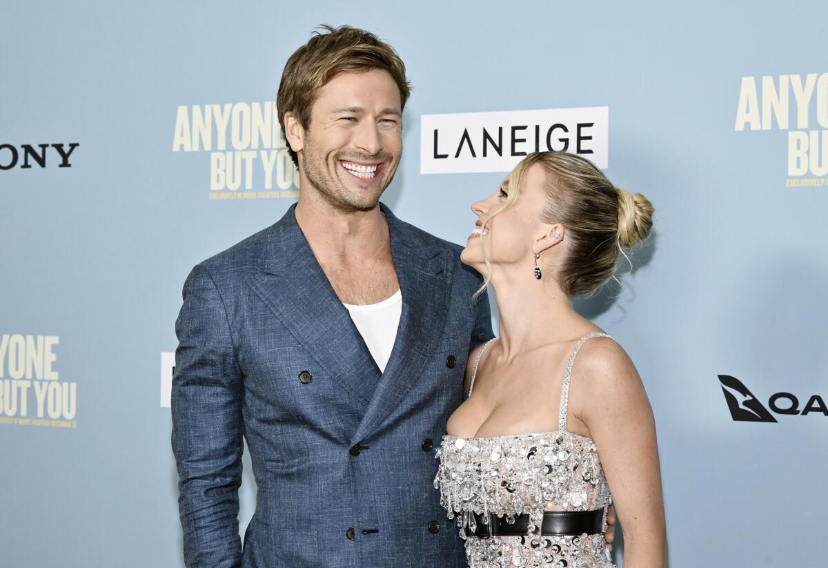 Sydney Sweeney says dating rumors were 'hard' on Glen Powell - Los Angeles Times