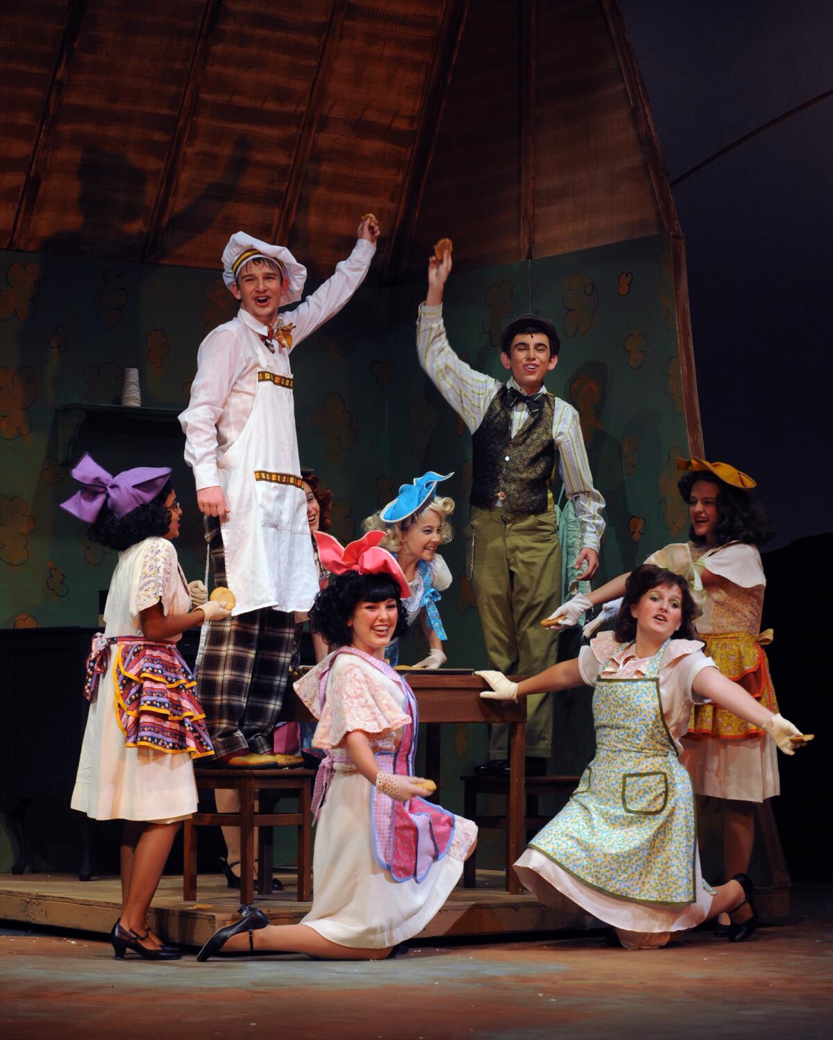 Cast members from San Diego Junior Theatre’s 2011 production of A Year with Frog and Toad.