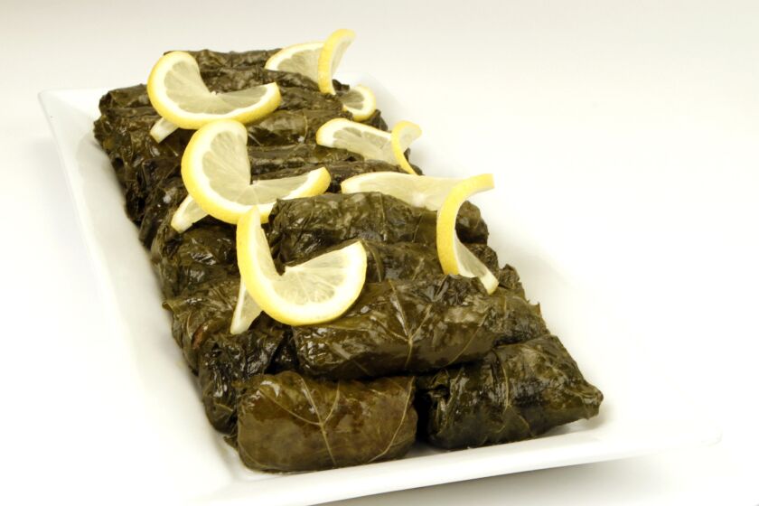 Go ahead and make an extra batch of these grape leaves -- they go quickly.
