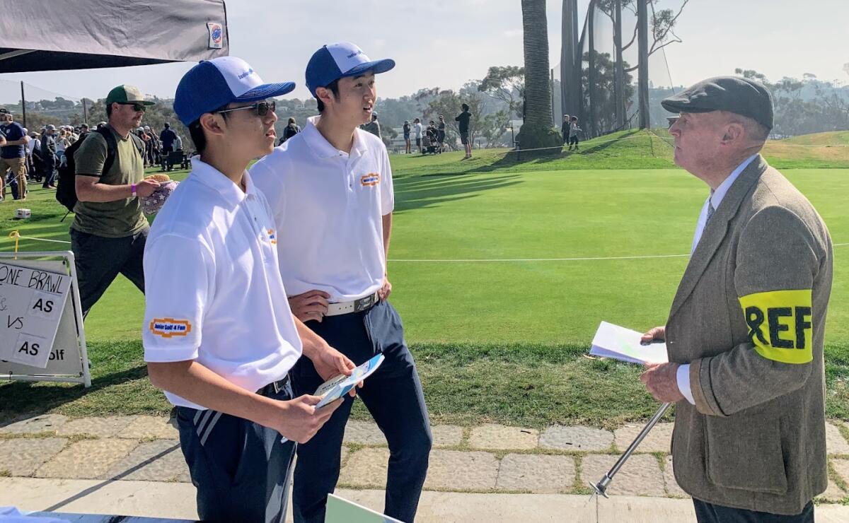 Gerry and Michael Chang and Professor Peter Beames