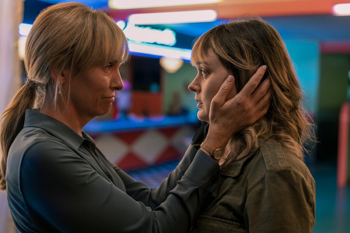 Toni Collette and Bella Heathcote in "Pieces of Her."