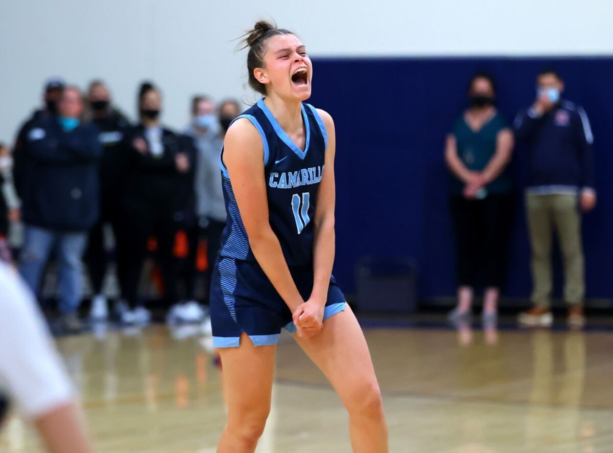 Gabriela Jaquez of Camarillo scored 43 points on Wednesday in a Division 1 semifinal victory.