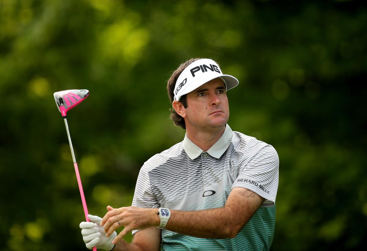 Bubba Watson during the first round of the Greenbrier Classic at the Old White TPC on Thursday.