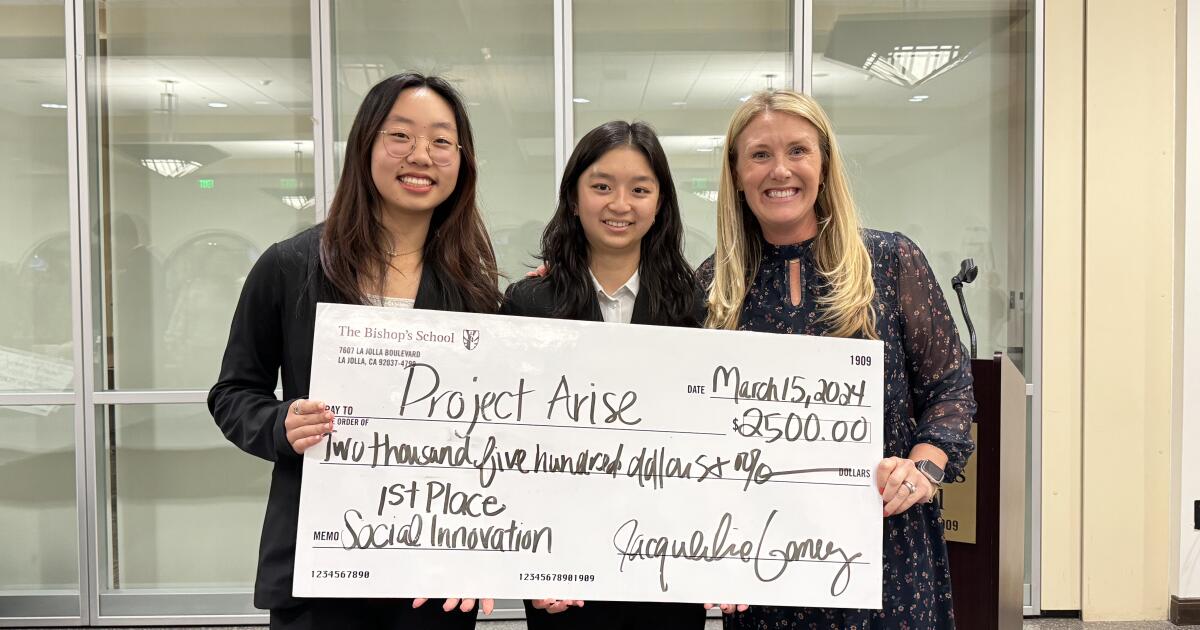 Bishop's School students win Social Innovation Challenge with AI algorithm that identifies invasive plants