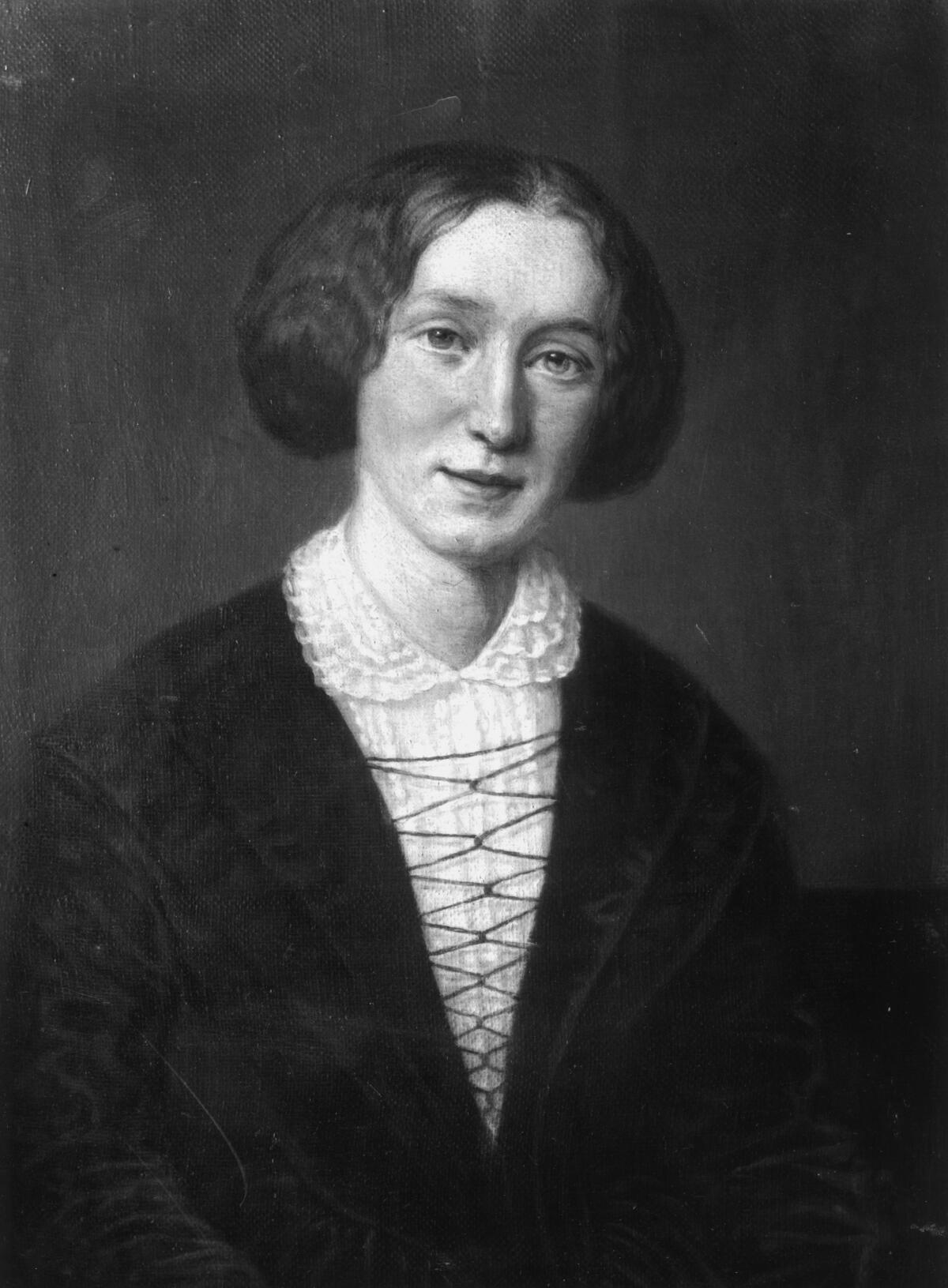 English novelist George Eliot (1819-80).