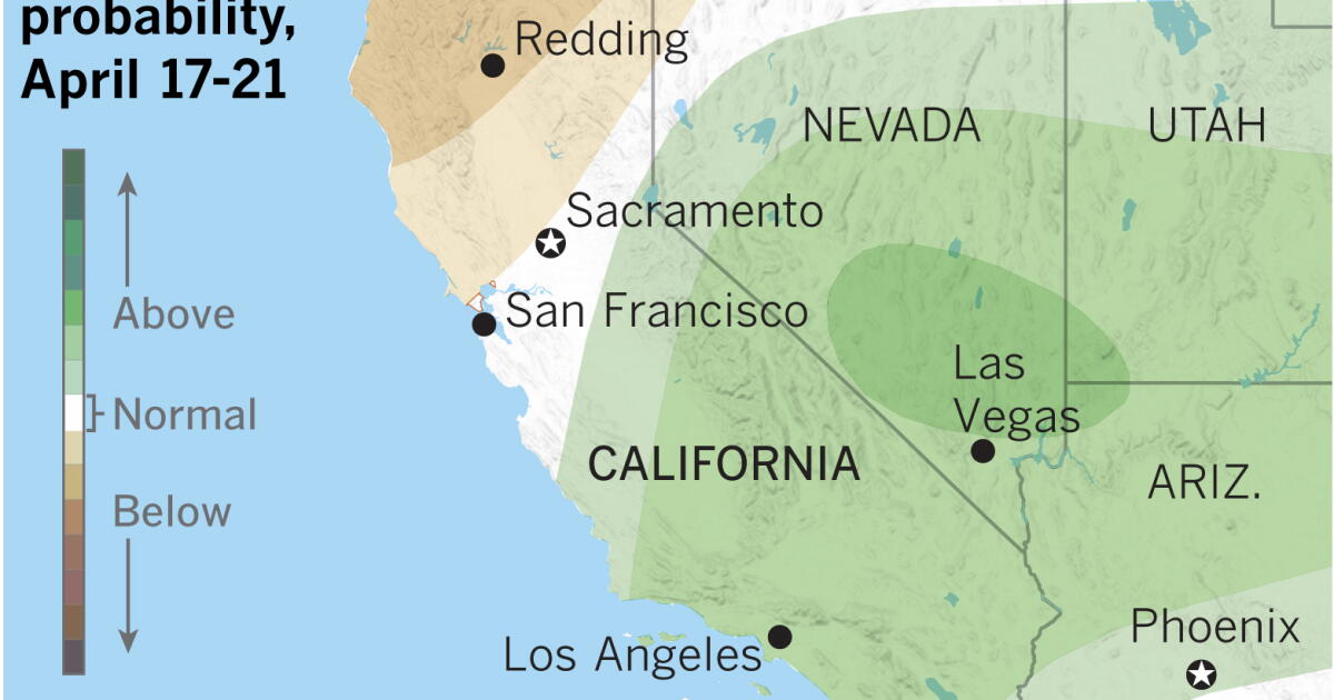 Compton Weather L.A. 6 to 10-day weather forecast: wet with normal temperatures - Los ...