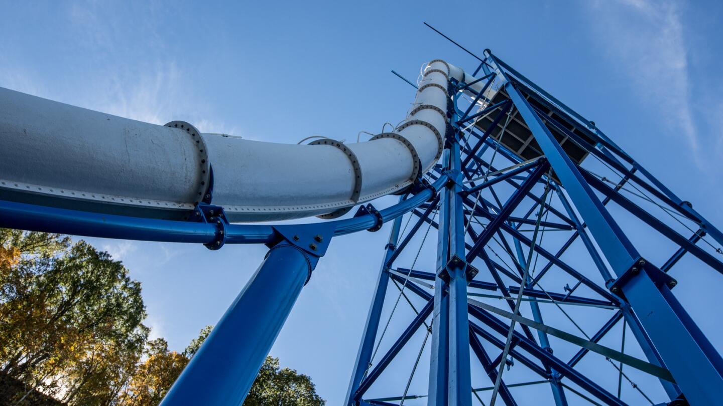 Over 100 test runs have been conducted at the 90-foot-tall prototype slide built in Carthage, Missouri.