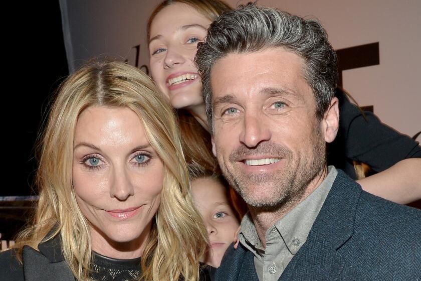 Jillian Dempsey, left, and Patrick Dempsey, who attended the Image Maker Awards at the Chateau Marmont together Jan. 12, are reportedly calling off their divorce.