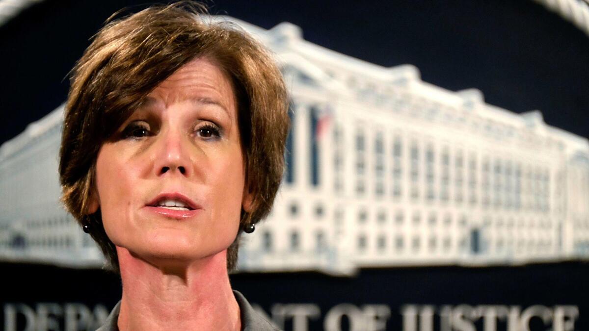 Sally Yates.