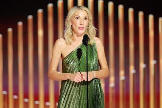 BEVERLY HILLS, CALIFORNIA - JANUARY 10: 80th Annual GOLDEN GLOBE AWARDS -- Pictured: President of the HFPA Helen Hoehne speaks onstage at the 80th Annual Golden Globe Awards held at the Beverly Hilton Hotel on January 10, 2023 in Beverly Hills, California. -- (Photo by Rich Polk/NBC via Getty Images)