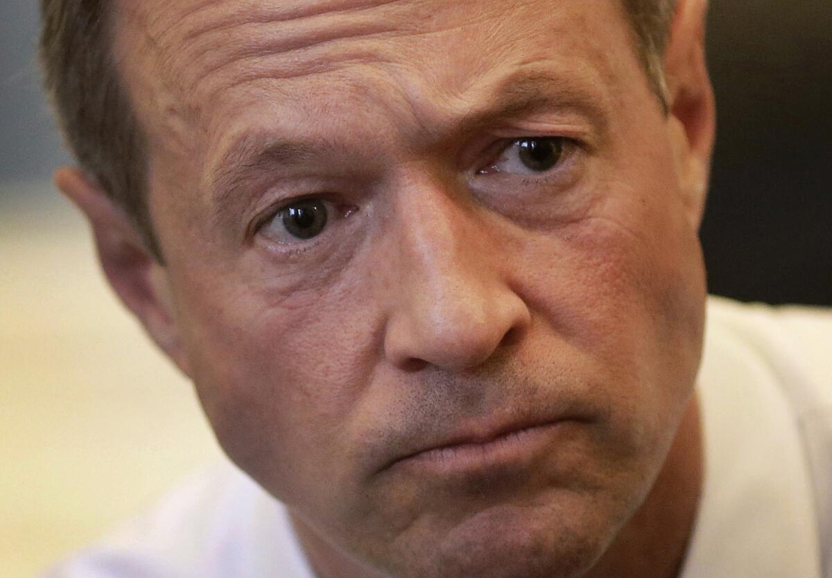 Maryland Gov. Martin O'Malley has not been coy about his presidential ambitions. Asked about running in 2016 he said, "I'm seriously considering it."