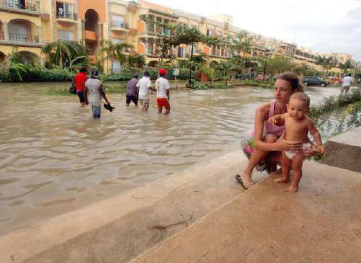 Hurricane Emily hit Mexico's Yucatán Peninsula hard last month.