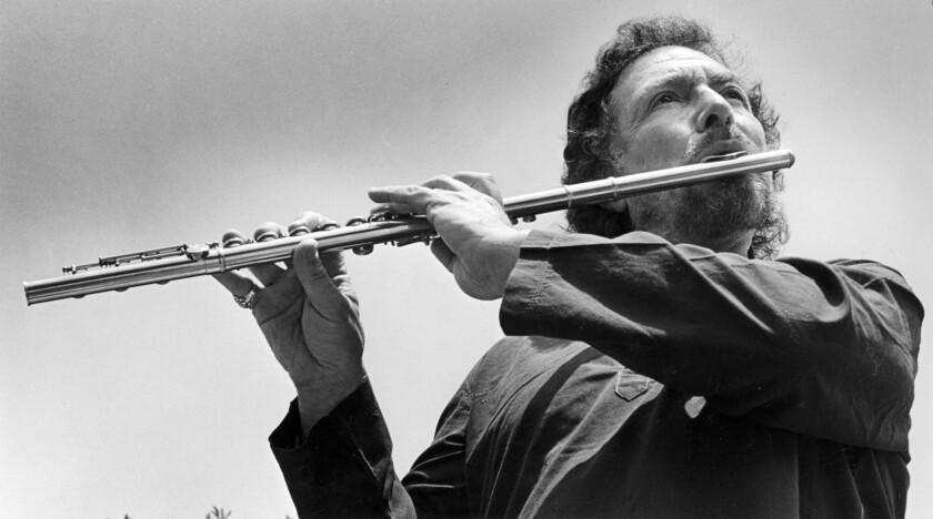 Flutist Paul Horn in 1987