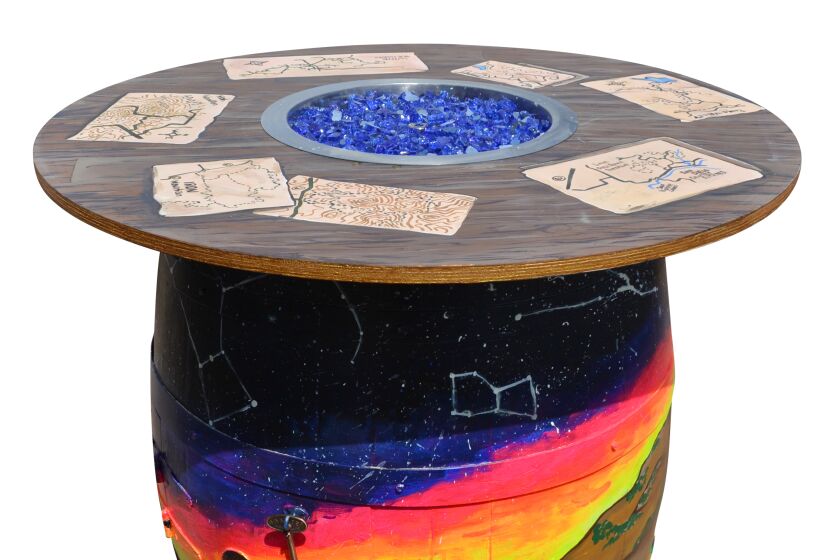 Fire Pit Table by Marie Bravo