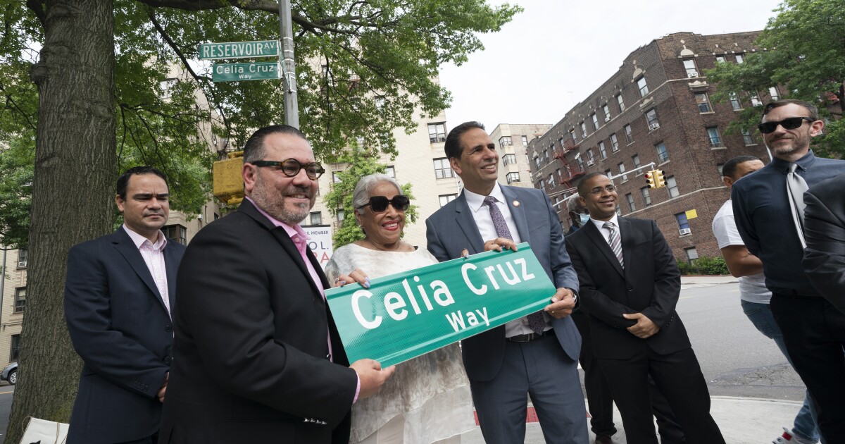 New York street named in honor of Celia Cruz