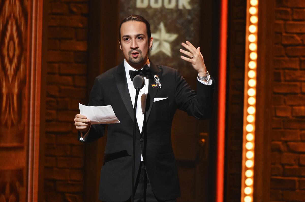 "Hamilton" mastermind Lin-Manuel Miranda has initiated an online campaign for a cause close to this heart.