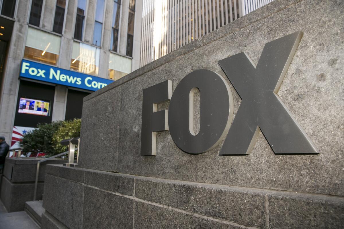 The Fox News studios and headquarters in New York City.