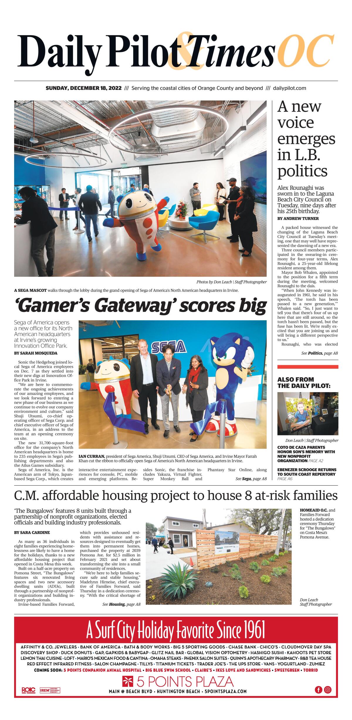 Daily Pilot enewspaper Sunday, Dec. 18, 2022 Los Angeles Times