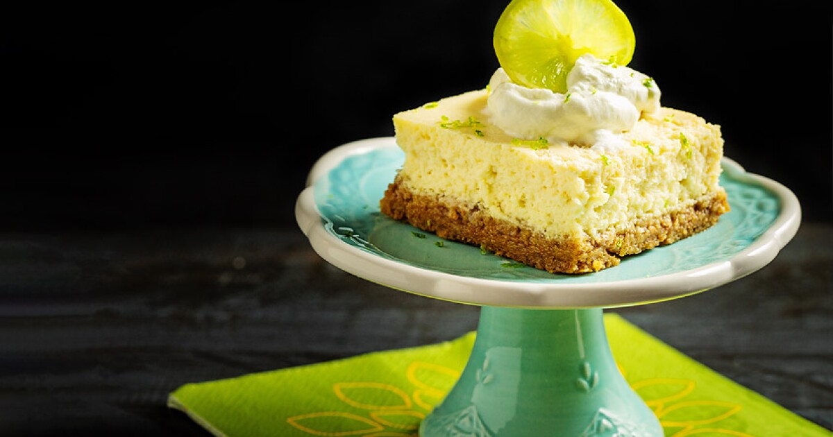 Bars embrace classic key lime pie flavor without the guilt