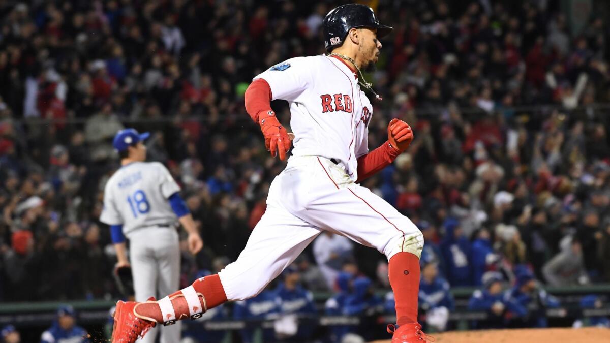 Mookie Betts of Boston Red Sox named AL MVP for 2018