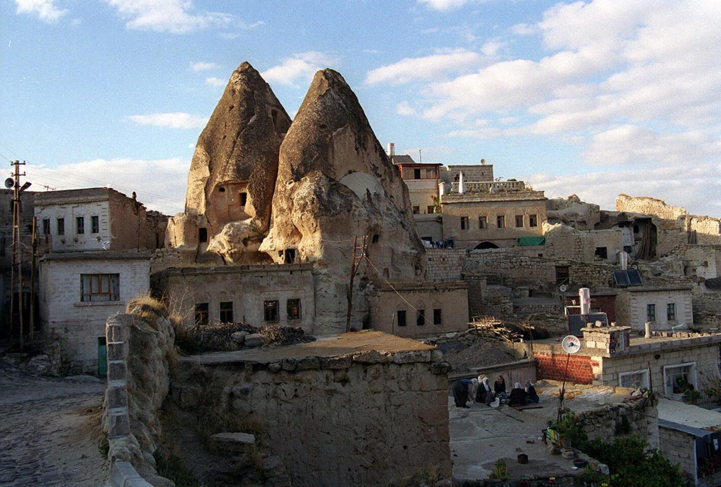 A popular attraction in central Turkey, Cappadocia is known for the fairy-tale-like rock formations that bespeckle the region. Called fairy chimneys, or hoodoos, these formations have been carved by erosion over the millennia.
