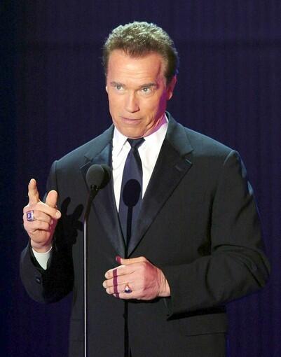 By Nathan Jackson and Patrick Kevin Day Newly unemployed former governor Arnold Schwarzenegger showed up to welcome the audience at the Critics' Choice Awards and no doubt ride a wave of returning hero goodwill. Keep dreaming, Governor. "It's nice to be back after eight years in Sacramento," Schwarzenegger said in what was meant to be an applause line. Hollywood greeted him with one very loud clapper and a lot of awkward silence. It was only when Schwarzengger started making fun of himself that the crowd began to warm up. He said hed be back, but perhaps he should have gone somewhere new.