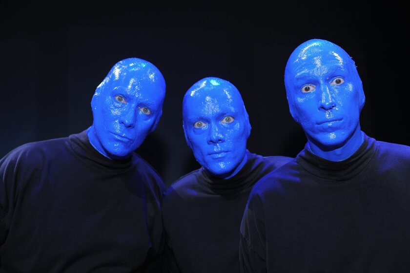 Blue Man Group founders Phil Stanton, Chris Wink and Matt Goldman
