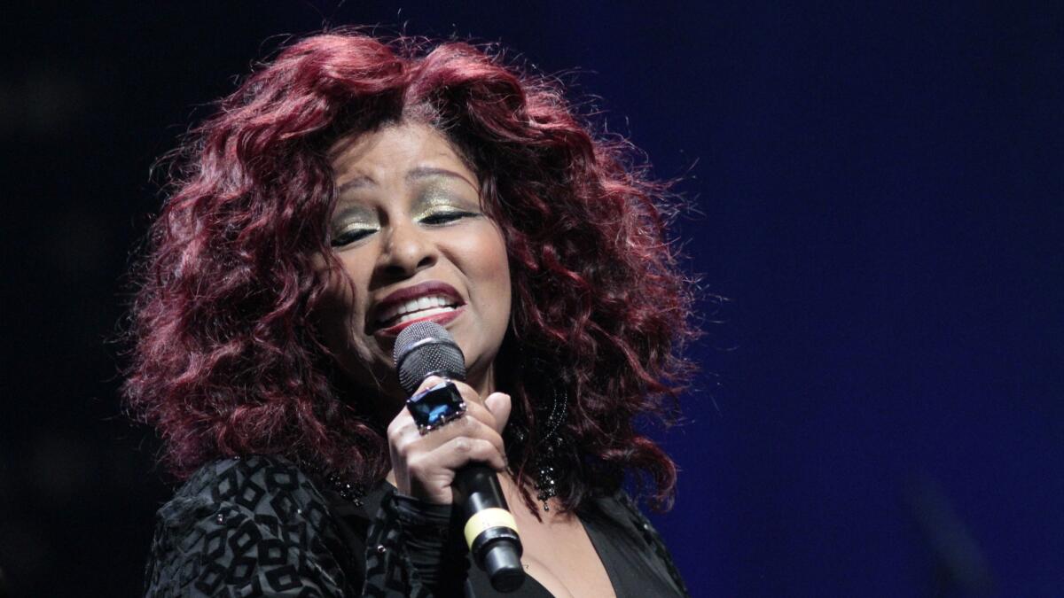 Chaka Khan at the Thelonious Monk Institute's annual All Star Gala in Hollywood in November 2014.