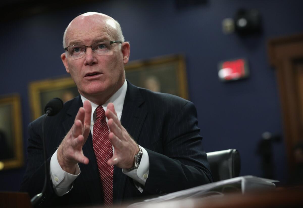 Secret Service Director Joseph Clancy testifies during a hearing before the Homeland Security Subcommittee on March 17.
