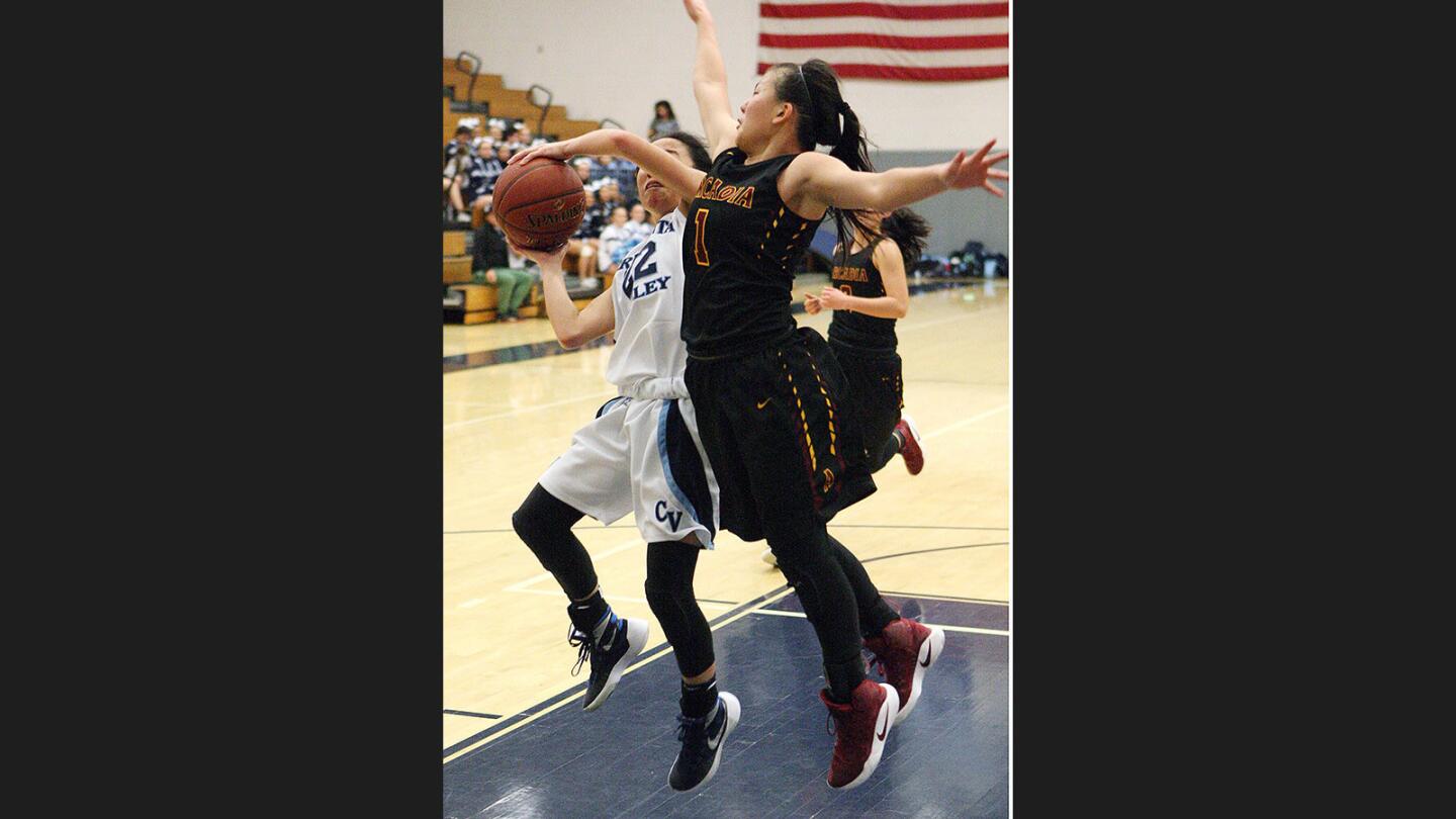 Photo Gallery: Crescenta Valley girls' basketball beats Arcadia and wins Pacific League