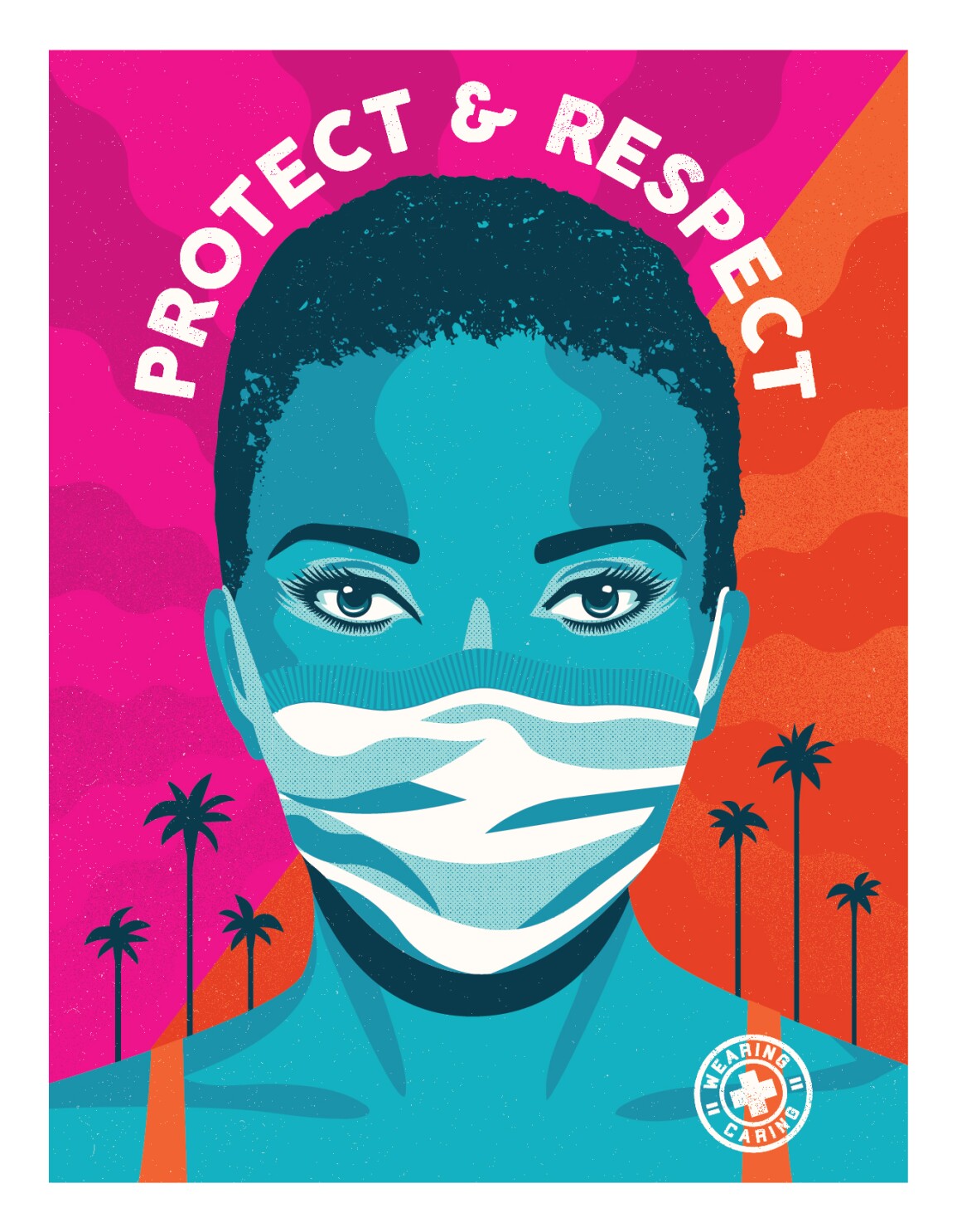 La Mayor Launches Covid Poster Campaign With Shepard Fairey Los Angeles Times