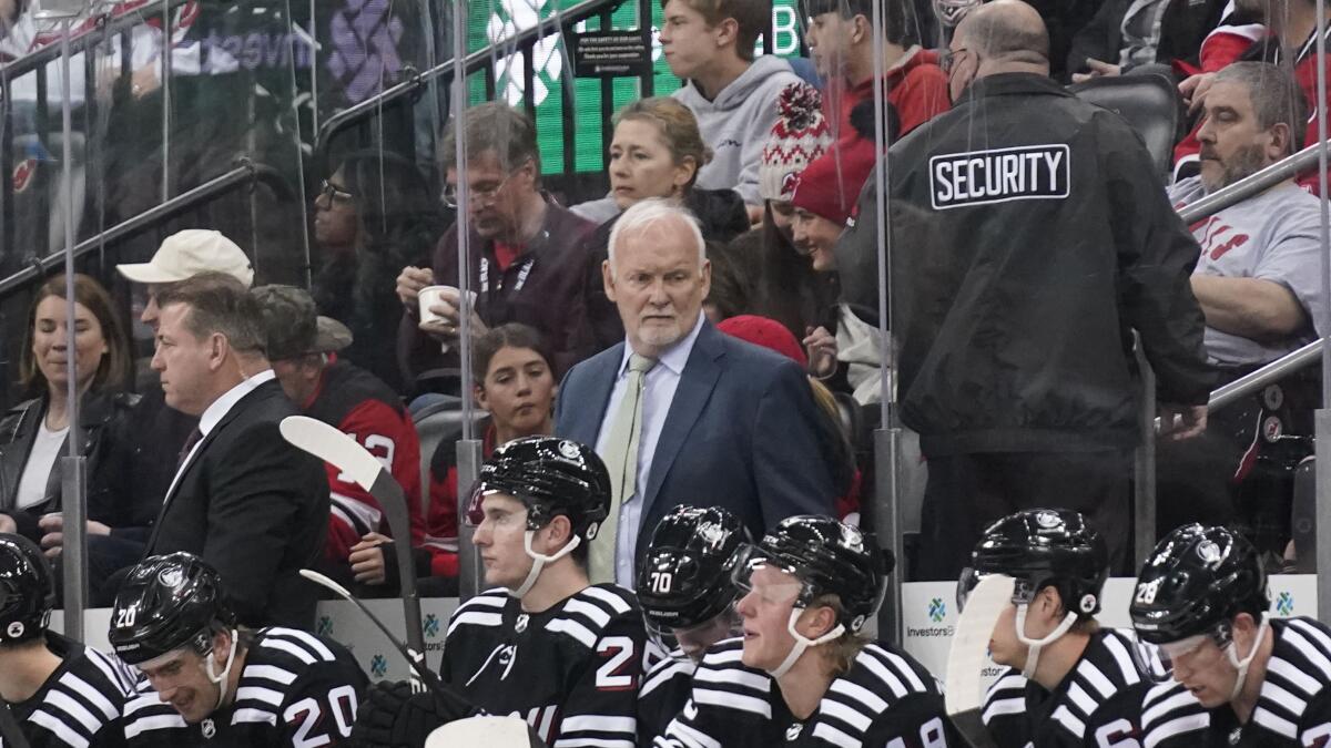 Devils GM Fitzgerald looking for more from coach Lindy Ruff - The San Diego  Union-Tribune