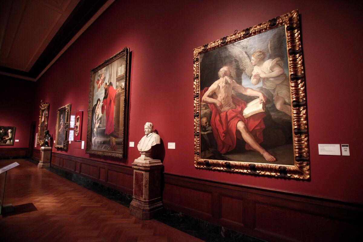 A view of a gallery at the Detroit Institute of Arts Museum, which faces a possible sale of some its collection as the city deals with bankruptcy.