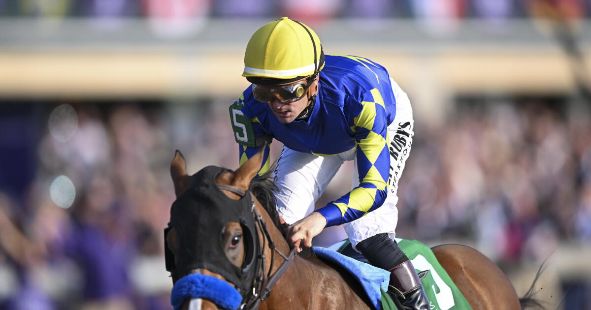 鲍勃·巴弗特 (Bob Baffert) 的休斯 (Hughes) 赢得了 200 万美元育马者杯青少年赛冠军