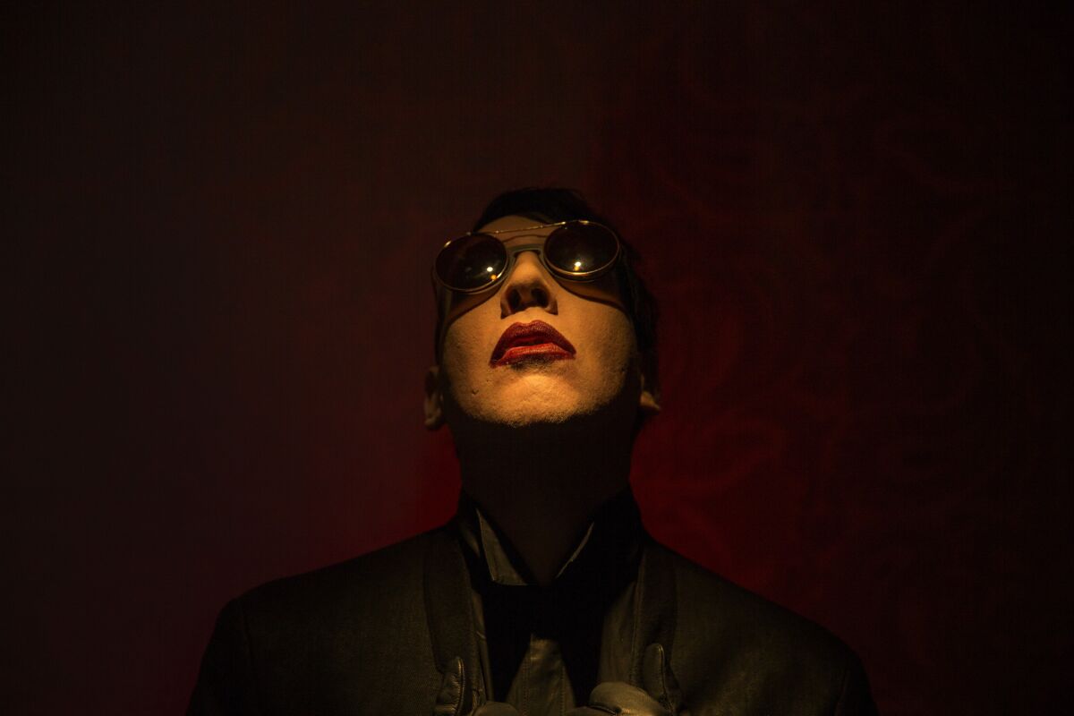 Marilyn Manson's new album, "The Pale Emperor," led to a reassessment of his career, and on Thursday night a lifetime achievement award.