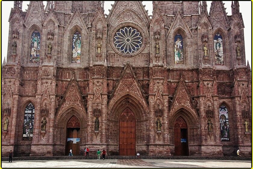 The Cathedral of Our Lady of Guadalupe in Zamora, Mexico.