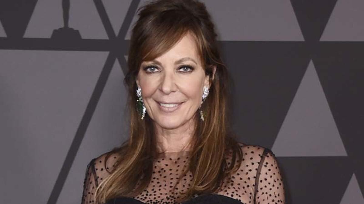 Allison Janney will be among those in black dresses at the Golden Globes on Sunday.