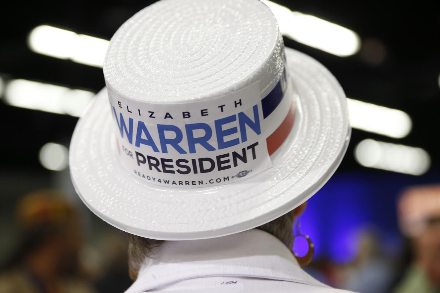 Warren supporter