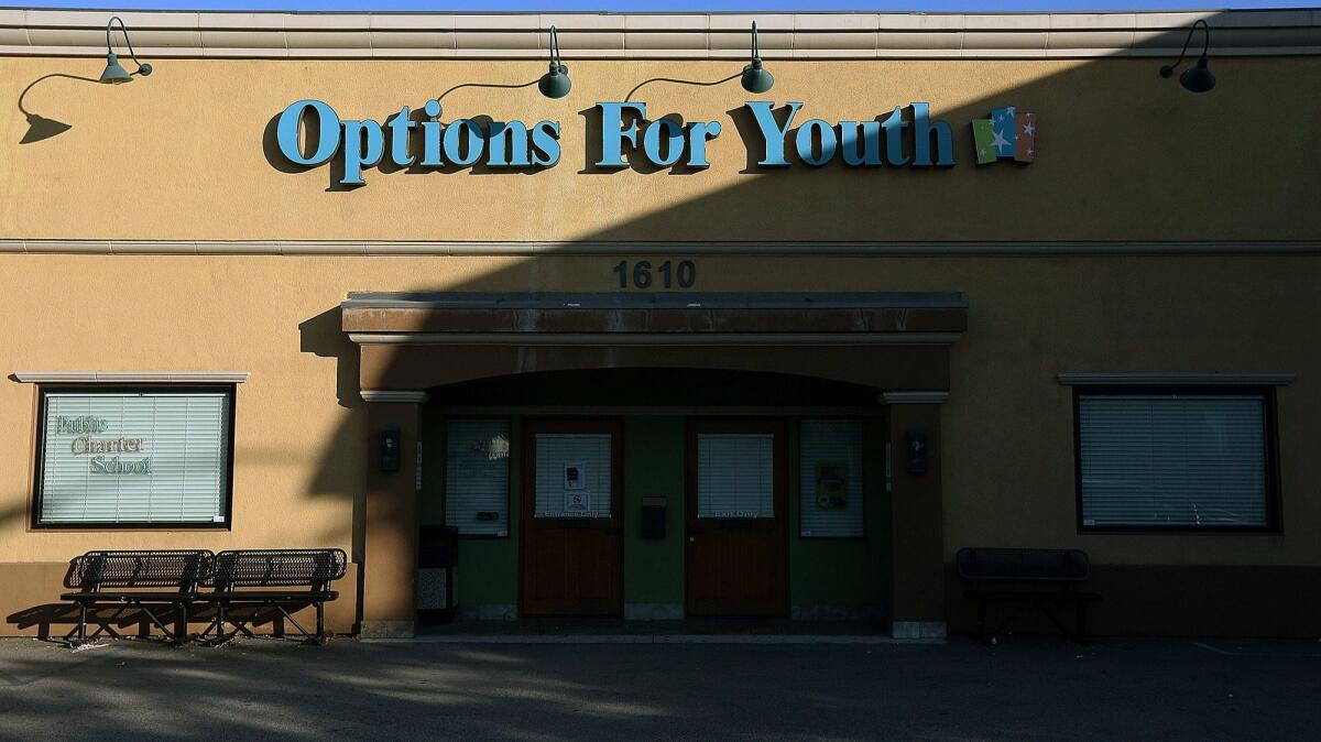 The Burbank school board voted against renewing Options for Youth's petition to continue operating in the city, citing low graduation rates and declining test scorse.