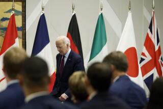 US President Joe Biden arrives for a news conference following the Group of Seven (G-7) leaders summit in Hiroshima, Japan, on Sunday, May 21, 2023. (Kiyoshi Ota/Bloomberg pool via AP)